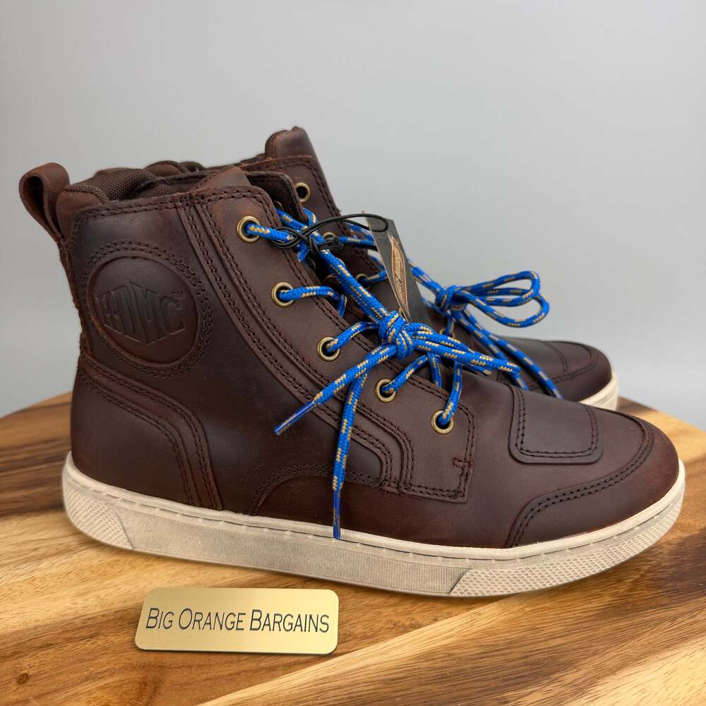 Harley-Davidson Bateman Ankle Pro Motorcycle Boots Women's 10 Brown D84661